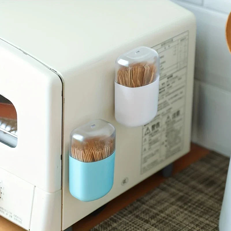 Magnetic Pop-Up Toothpick Dispenser Holder
