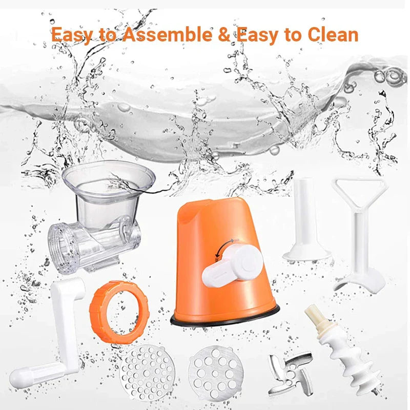 Manual Meat Grinder Sausage Stuffer Machine Mincer
