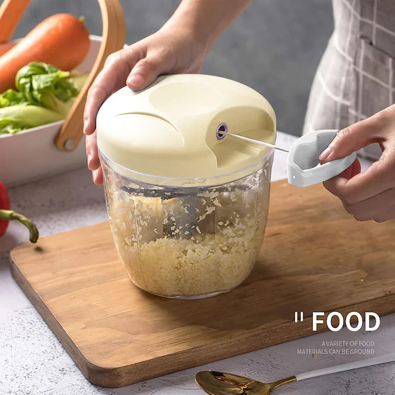 Manual Pull String Garlic Chopper