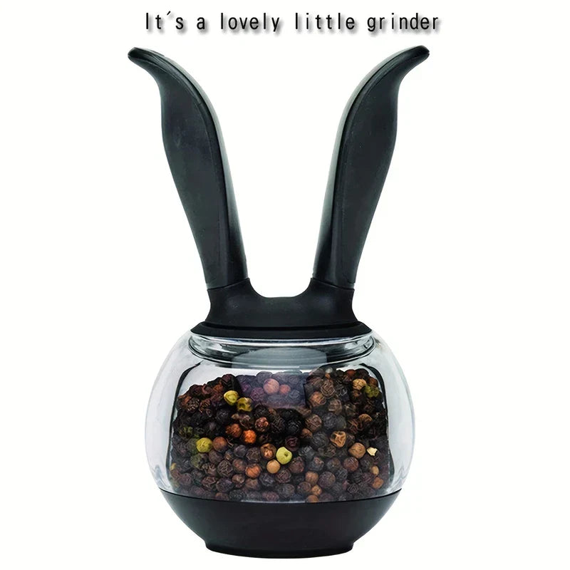Manual Salt Pepper Grinder Set Glass Bottle