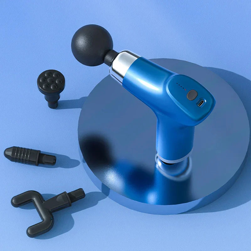 Massager With Interchangeable Magnetic Heads