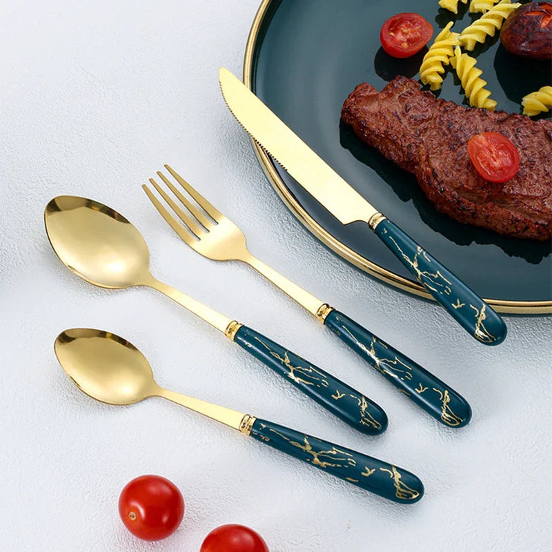 Melamine Dinnerware Set (25 Piece)