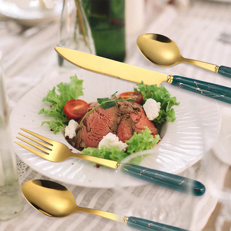 Melamine Dinnerware Set (25 Piece)