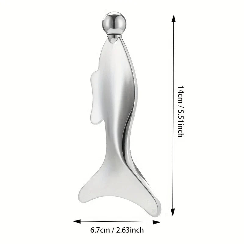 Mermaid Wing Gua Sha Facial Tool Massager