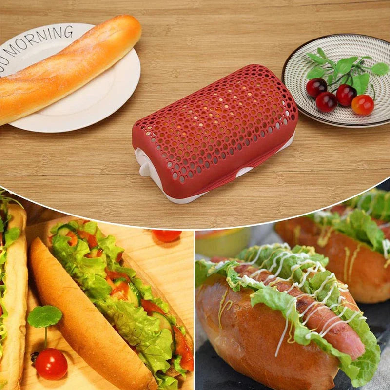 Microwave Hot Dog Cooker Steamer Mold