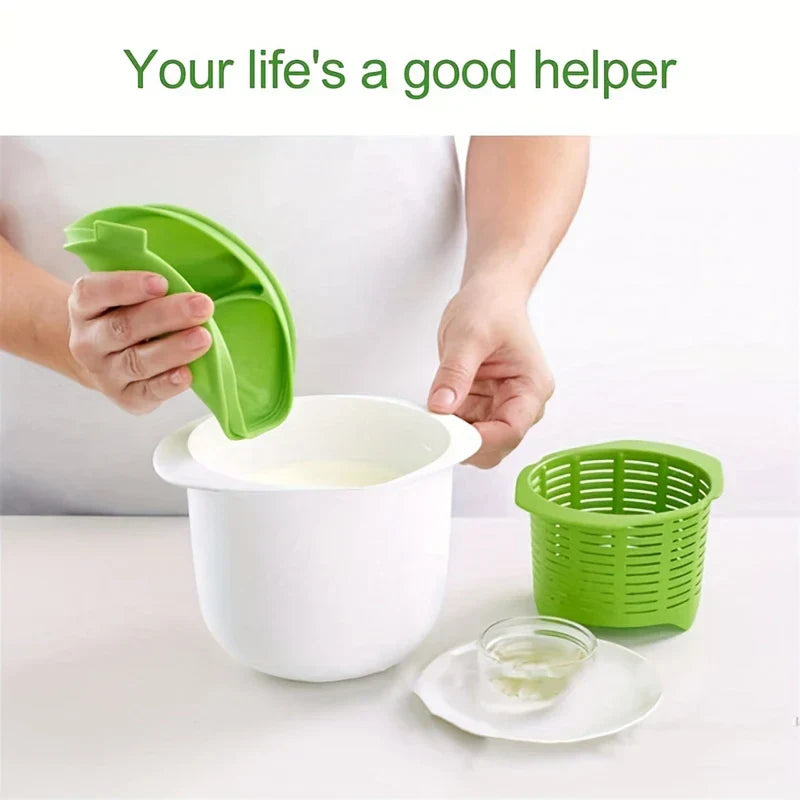 Microwave Ricotta Cheese Maker Strainer Kit
