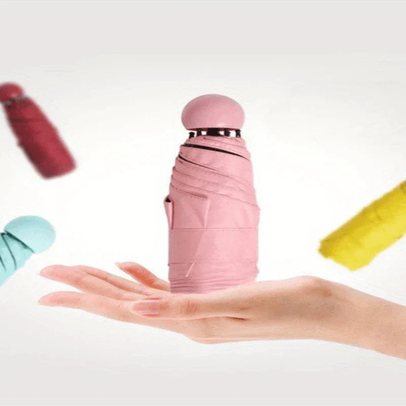 Mini Compact Capsule Travel Umbrella