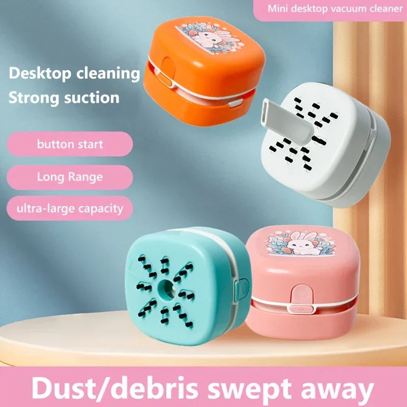 Mini Desktop Vacuum Cleaner Battery Operated
