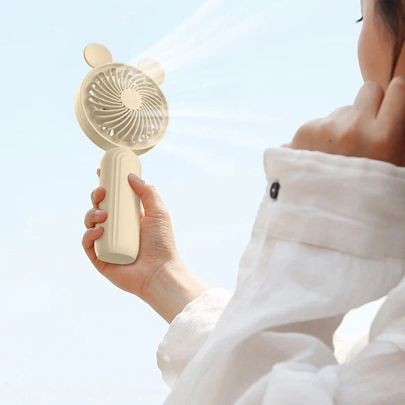 Mini Manual Handheld Squeeze Fan