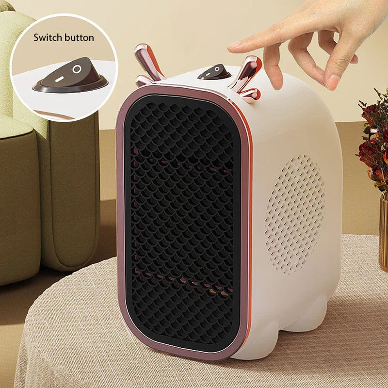 Mini Portable Electric Space Heater Fan
