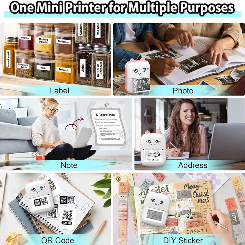 Mini Portable Thermal Printer