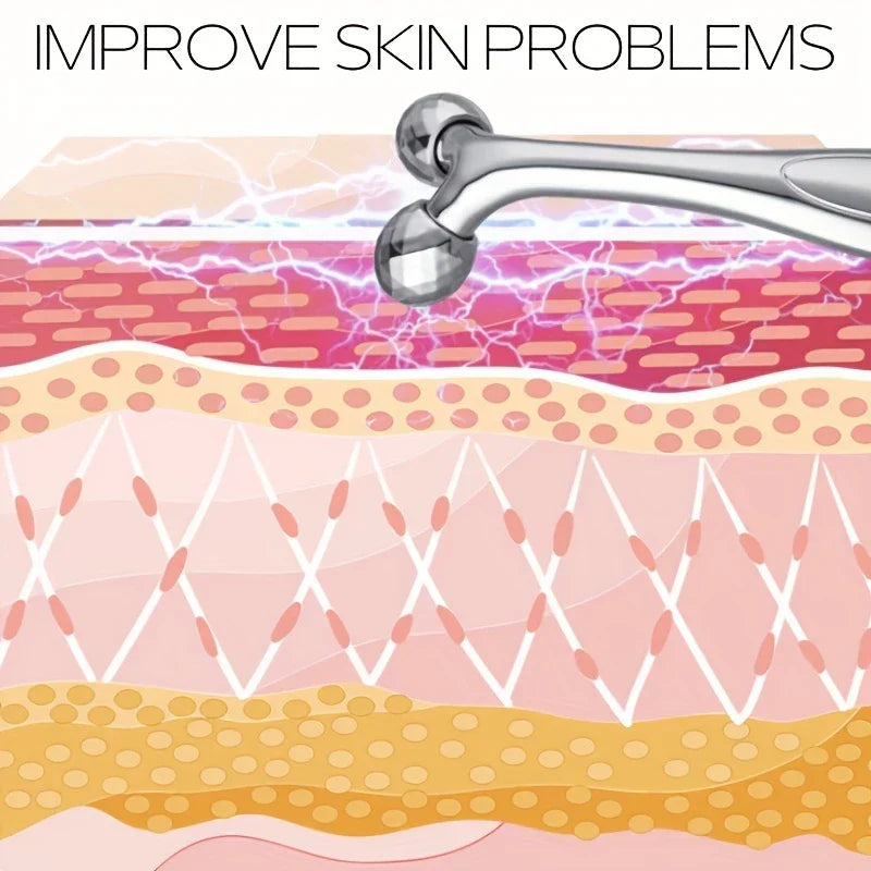 Mini V Shape Face Roller Massager Slimmer
