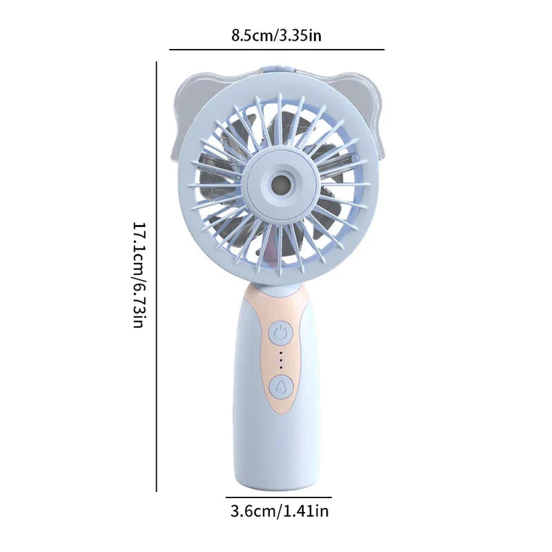 Misting Fan Humidifier Combo Usb Portable