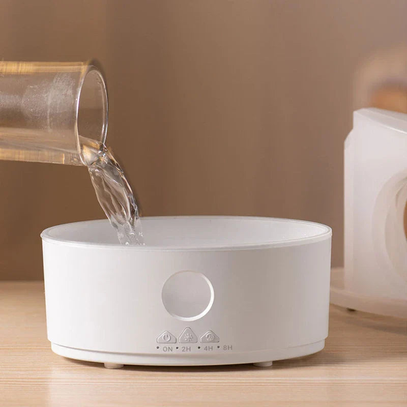 Moon White Quiet Cool Mist Humidifier Diffuser