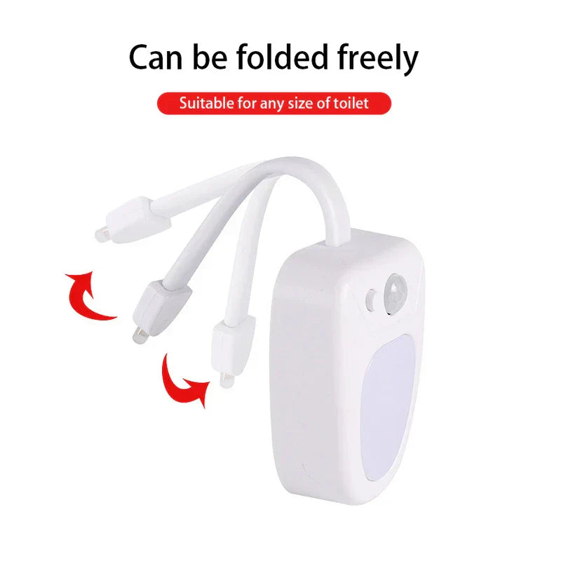 Motion Sensor Toilet Bowl Night Light
