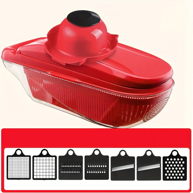 Multi-Blade Mandoline Vegetable Slicer Grater
