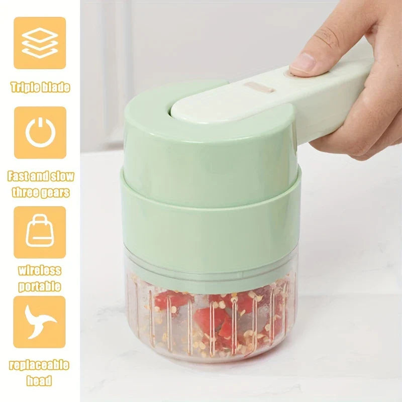Multi-Blade Vegetable Chopper Slicer Dicer