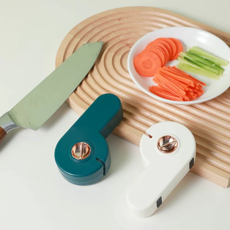 Multi-Function Rotating Manual Knife Sharpener