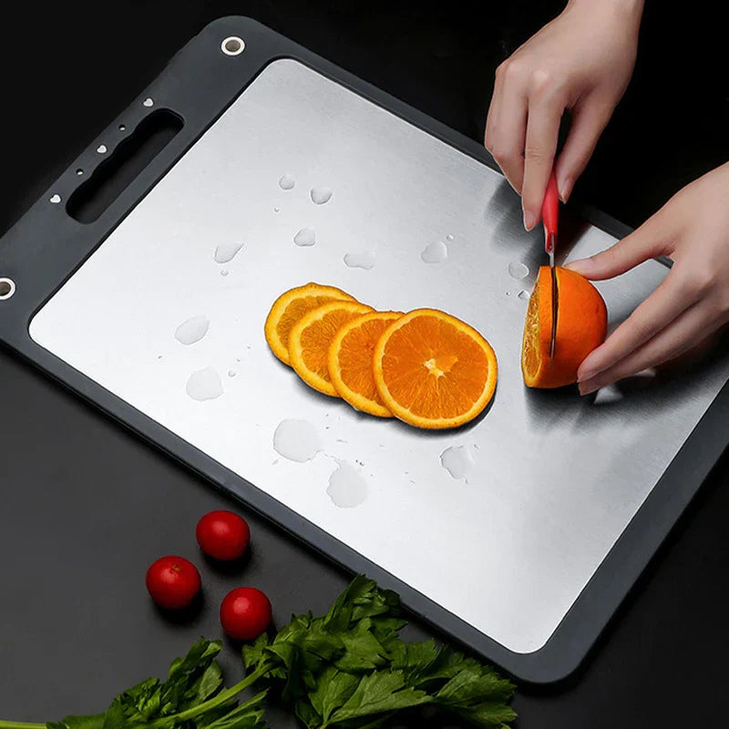 Multi-Function Stainless Steel Cutting Board Defrost Tray