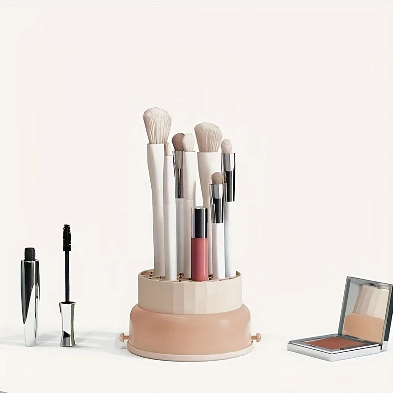 Multi-Functional Retractable Makeup Brush