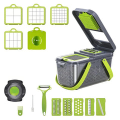 Multi-Piece Vegetable Slicer Chopper Set