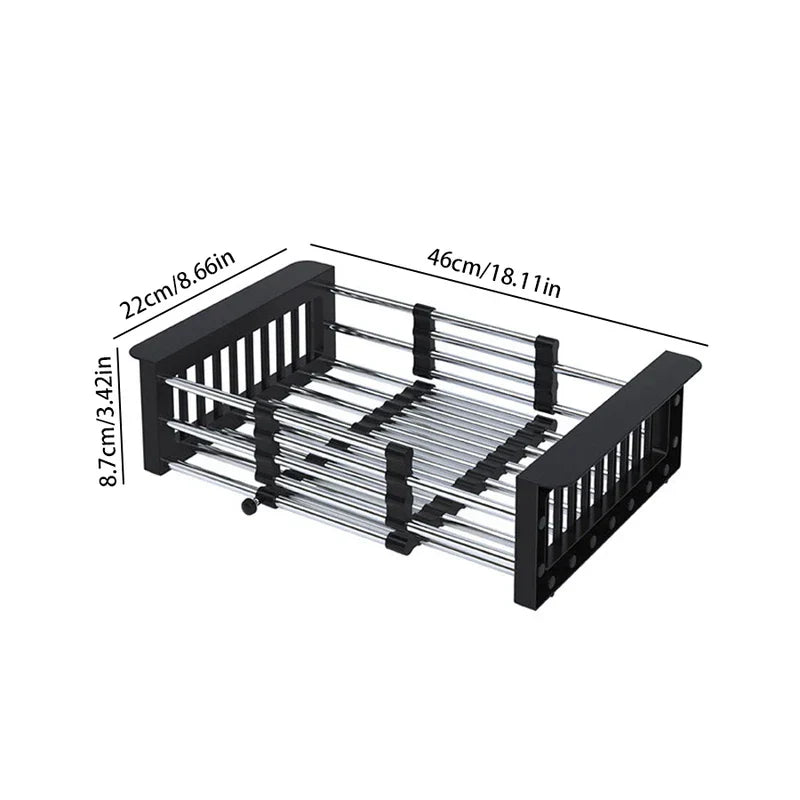 Multifunctional Dish Drying Rack Drainer Organizer