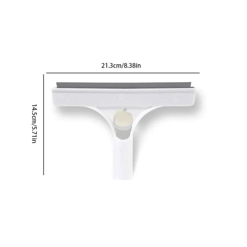 Multifunctional Glass Window Squeegee Brush Cleaner