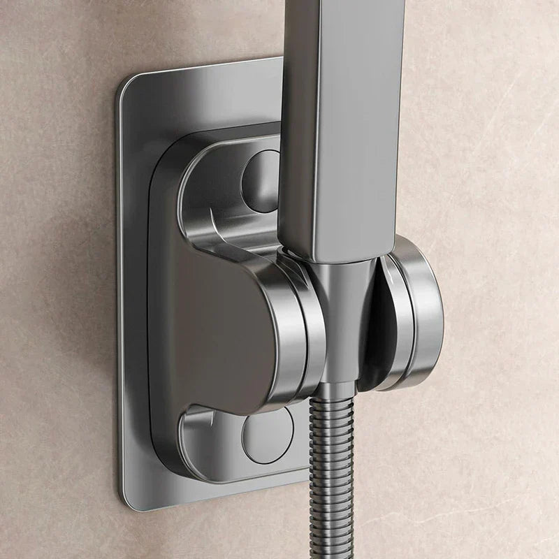 No Drilling Adhesive Shower Head Holder Bracket