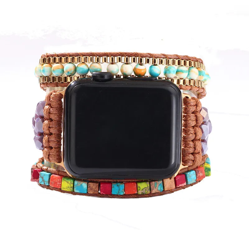 ZenStrap: 7 Chakra Boho Wrap Band for Apple Watch New HomeGoods
