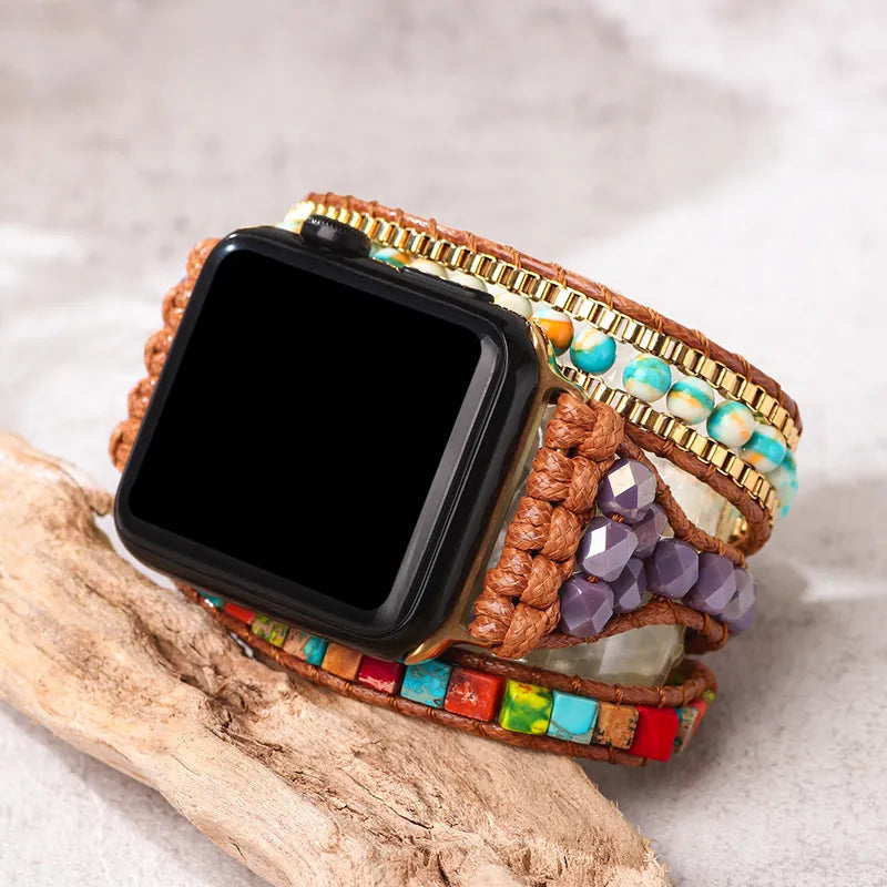ZenStrap: 7 Chakra Boho Wrap Band for Apple Watch New HomeGoods