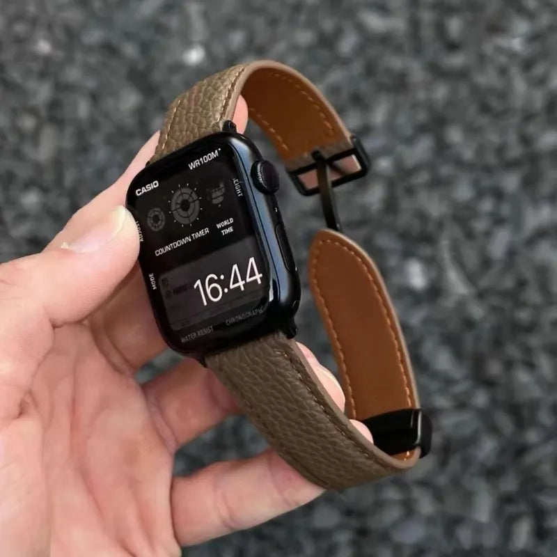 Apple Watch Leather Band – Pebbled Genuine Leather Strap New Home Goods