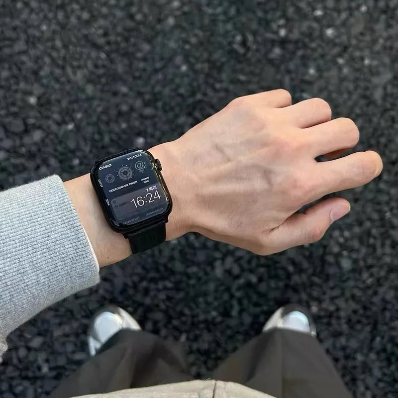 Apple Watch Leather Band – Pebbled Genuine Leather Strap New Home Goods