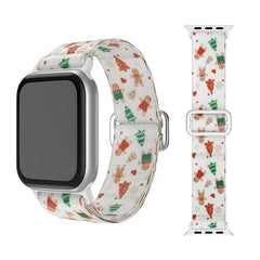 Festive Charm: Holiday Christmas Band for Apple Watch New Home Goods