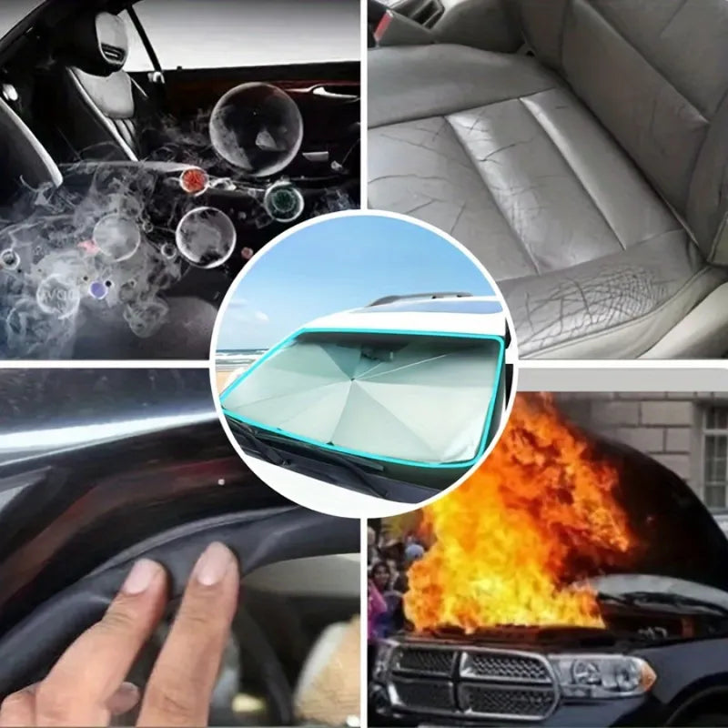 HoloShade: Holographic Laser Windshield Sunshade New HomeGoods