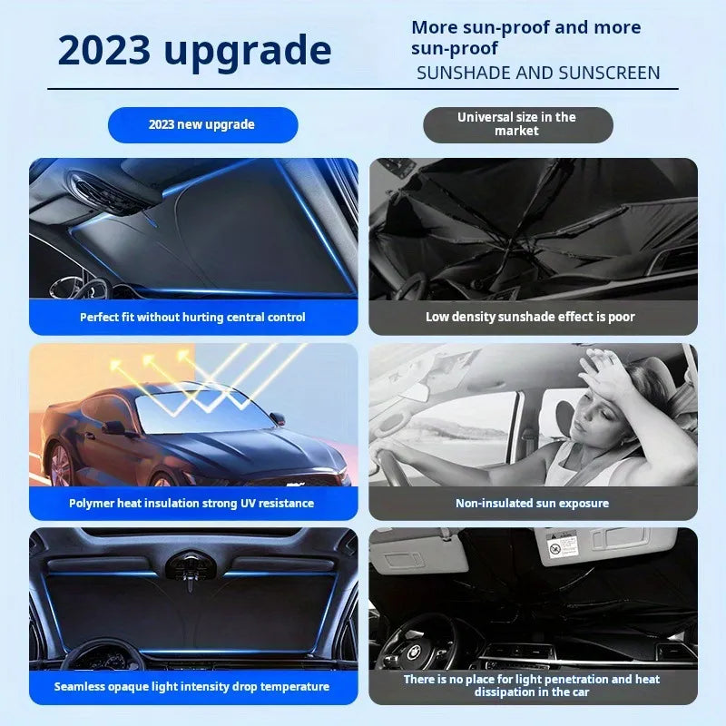 HoloShade: Holographic Laser Windshield Sunshade New HomeGoods