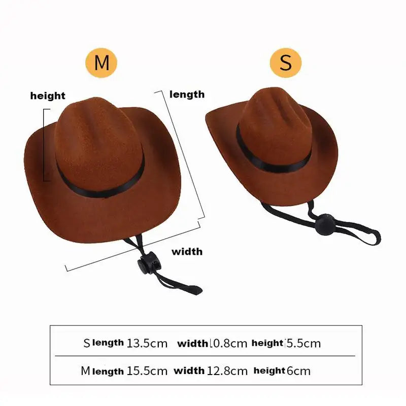 Cat & Dog Pet Western Cowboy Hat Vintage Triangle Scarf New HomeGoods