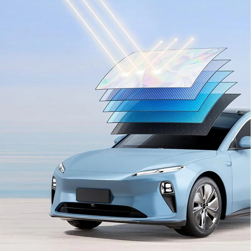 HoloShade: Holographic Laser Windshield Sunshade New HomeGoods