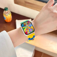 "Block Party" Colorful Resin Band for Apple Watch New Home Goods