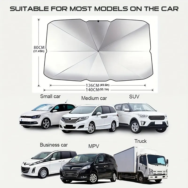 HoloShade: Holographic Laser Windshield Sunshade New HomeGoods