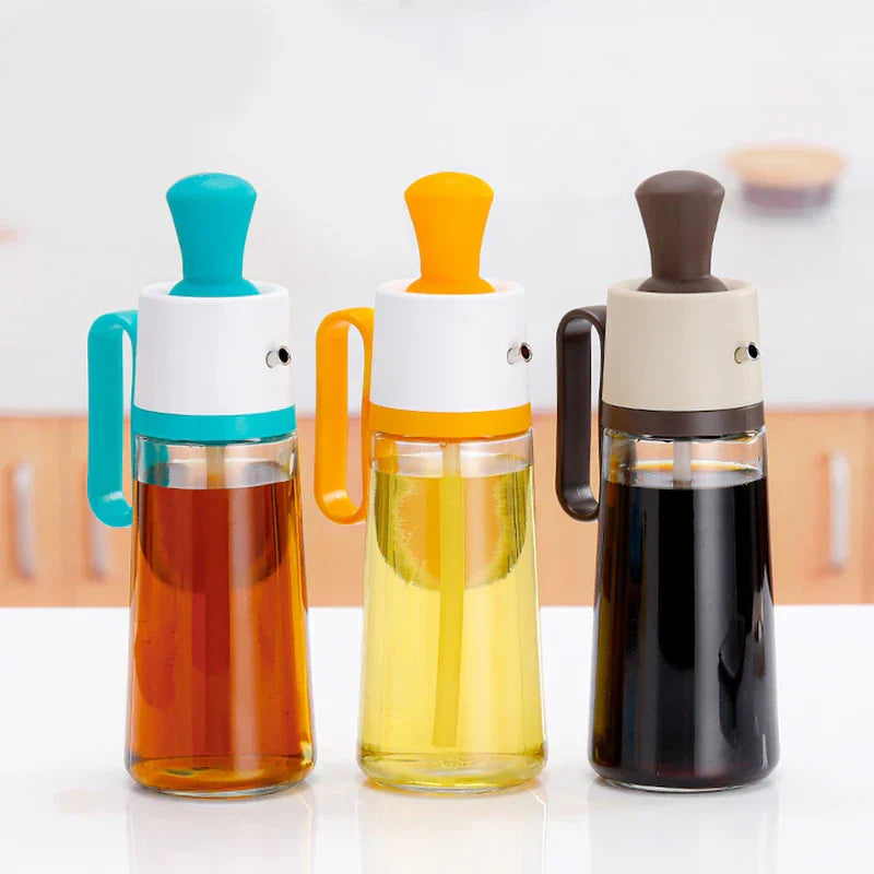 Oil Dispenser Bottle With Handle Brush