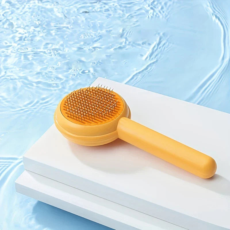 One-Click Pet Deshedding Brush