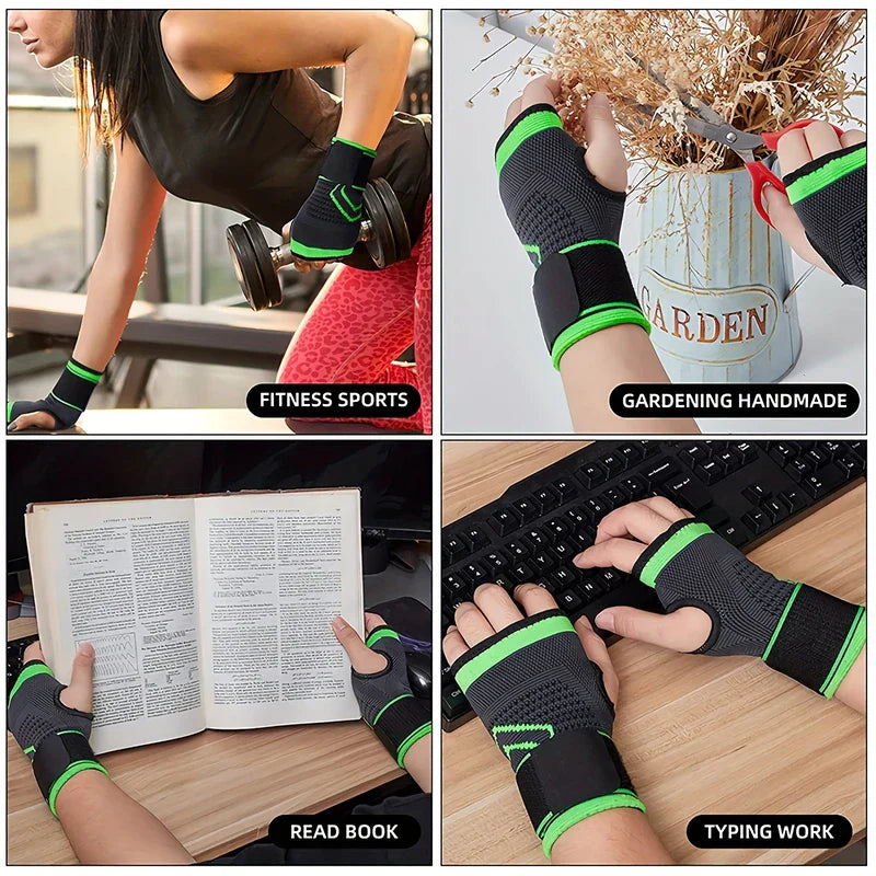 Padded Weightlifting Workout Gloves Palm Protection