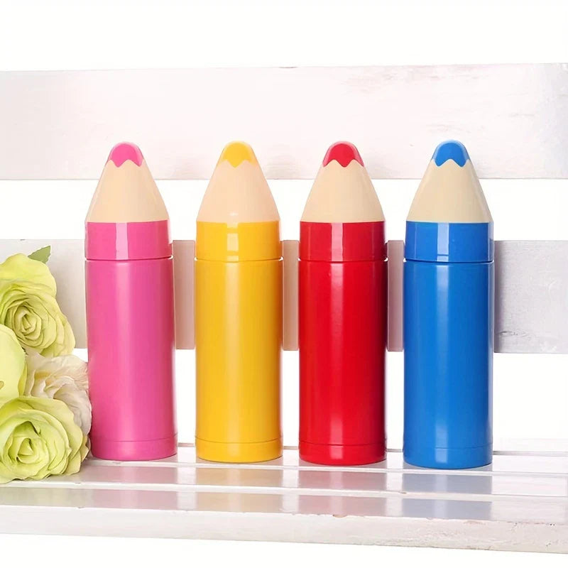 Pencil Shaped Kids Water Bottle Tumbler