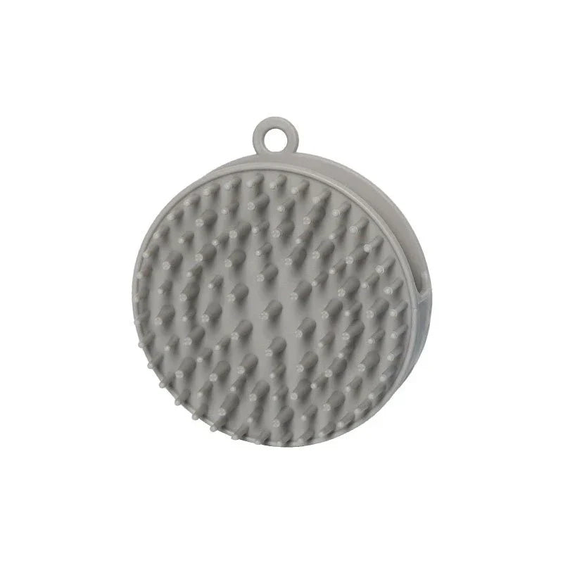 Pet Bath Massage Brush with Shampoo Dispenser