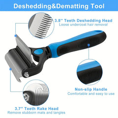Pet Deshedding Tool Undercoat Rake Comb