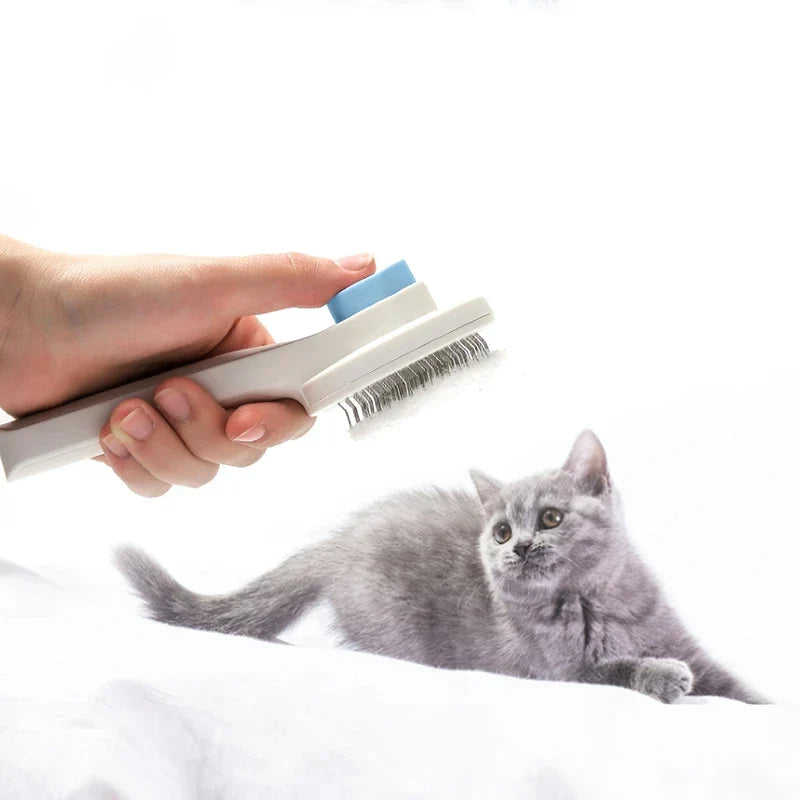 Pet Fur Knot Cutter Dematting Comb Rake