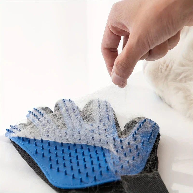 Pet Grooming Glove Deshedding Hair Remover Mitt