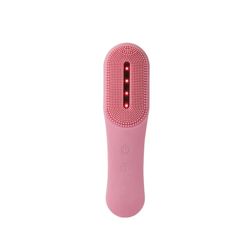 Photon Light Therapy Silicone Facial Cleansing Brush