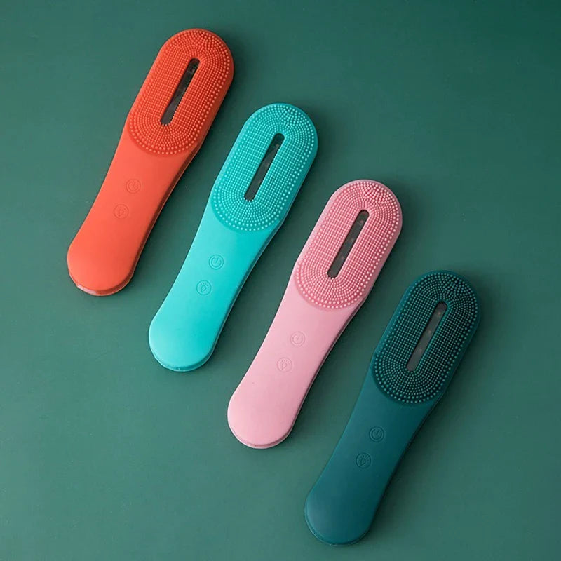 Photon Light Therapy Silicone Facial Cleansing Brush