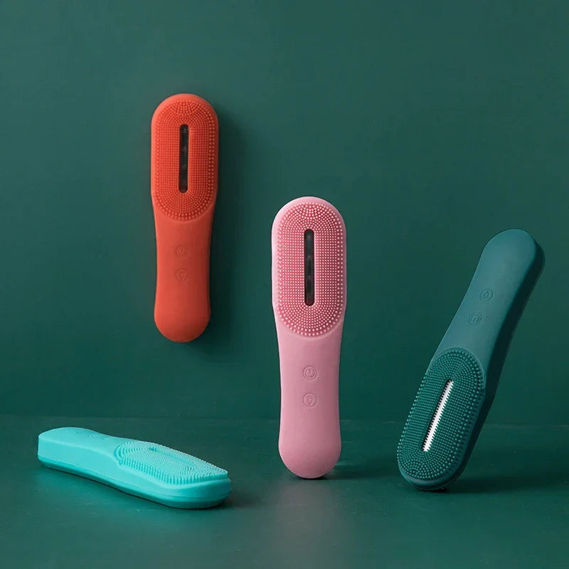 Photon Light Therapy Silicone Facial Cleansing Brush